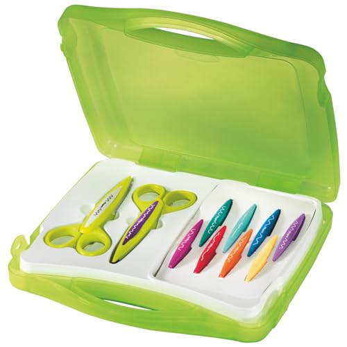 MAPED Coffret de ciseaux à cranter 10 types de coupe