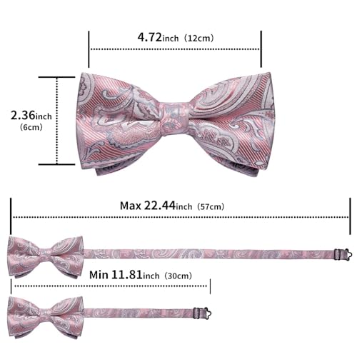 Conjunto de moño preanudado y accesorios para hombre miniatura 6