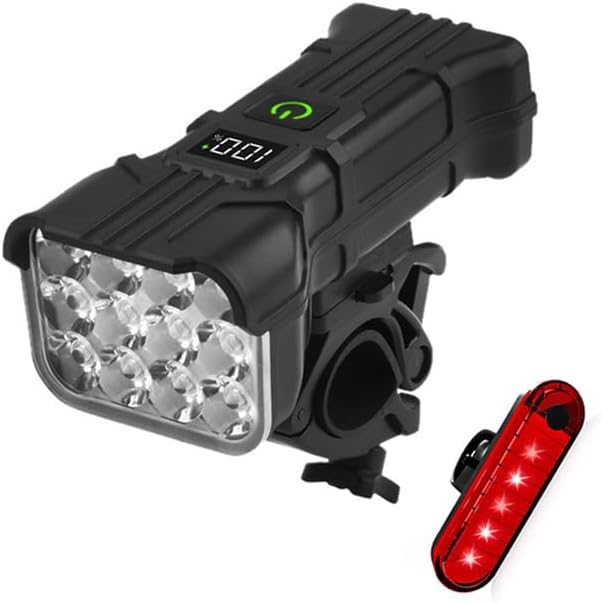 Bike Light Set for Trek Farley 2016 2023, Bicycle Front Headlight and Back Taillight, 5 Light Modes, Bicycle Light Set for Night Riding, Bike Accessories