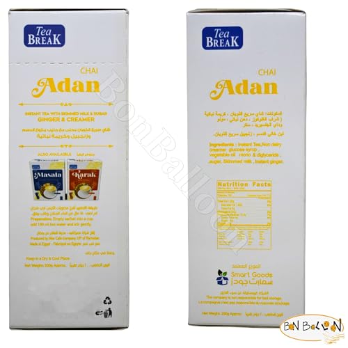Té Instantáneo Adan Chai con Jengibre, Pack 8 saquitos miniatura 3
