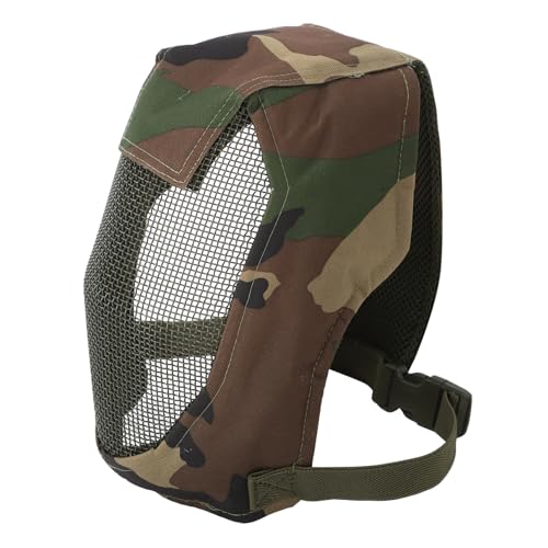 ibasenice High-Impact Resistant Fencing Helmet Breathable Mask Comfortable Oxford Material