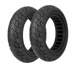 10 Inch Solid Rubber Tire 10X2.5 60/70-6.5 Tubeless Tyre Front Or Rear Solid Rubber Tires For Ninebot Max G30 G30P G30Lp Electric Scooter Tires Wheel Replacement 2 410ndvqql9l. sl500 . ss300