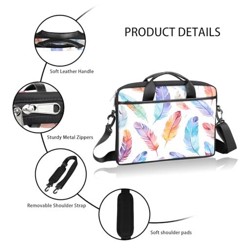 Bolsa para portátil de 15 pulgadas con correa ajustable miniatura 4