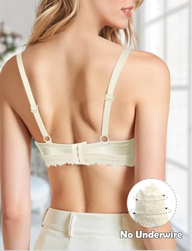 No Wire Everyday Bra for Girls Lightly Cotton Padded Comfort Training Bra Starter Bra with Adjustable Strap3