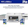 Brother INKvestment 1365 Wireless Color Inkjet All-in-One Printer with Automatic Duplex Printing and 1.8” Color Display | Includes Refresh Subscription Trial(1) (MFC-J1365DW)