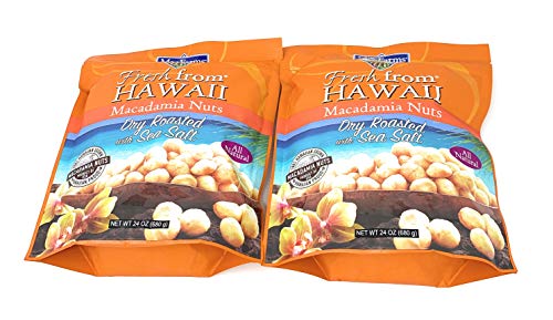 MacFarms Dry Roasted Macadamia Nuts With Sea Salt Fresh From Hawaii 24 Ounce (2 Pack) - Thumbnail 5