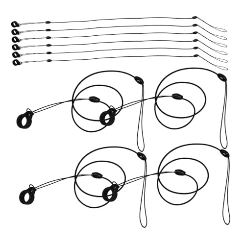 NAMOARLY Retractable Pen Leashes 10pcs Elastic Cord Lanyard for Signature Pen Braces