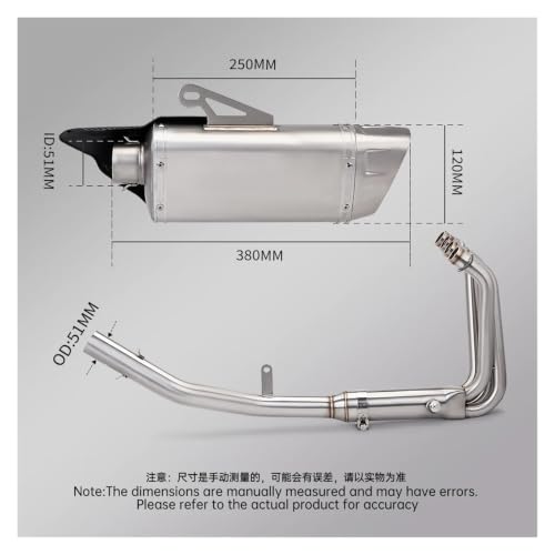 Liaison échappement QJ 421 pour vos balades et sorties moto