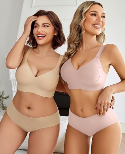 Image of Avidlove Wireless Bra for Women Seamless Push Up Full Coverage Bra Comfort Bralette Support Everyday Bra