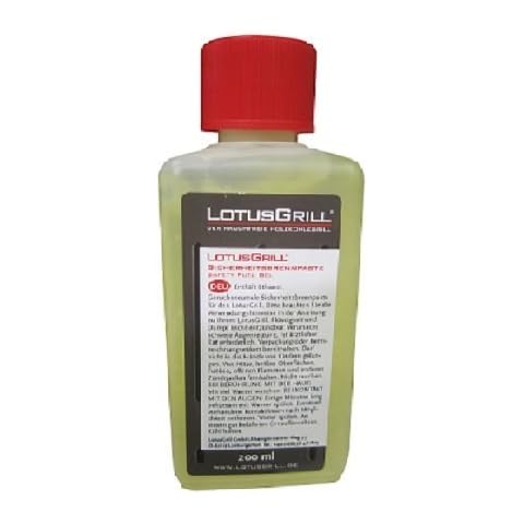 LotusGrill BP-L-200 Bioethanol Safety Fuel Paste 200ml Cover