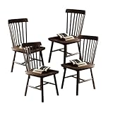 Élégante chaise de salle à manger en bois : nos chaises Windsor sont méticuleusement fabriquées à partir de bois massif, offrant un design minimaliste mais élégant qui complète à la fois la décoration vintage et contemporaine. Ils allient parfaitement le charme rustique de la ferme avec une sophistication moderne, ce qui en fait un ajout polyvalent à tout espace de salle à manger. Parfait pour améliorer l'esthétique de votre maison.