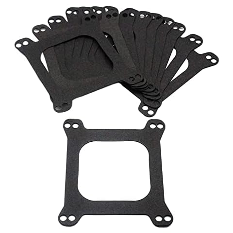 GSKMOTOR Holley Carburetor Base Gaskets (10 pcs) Carburetor Mounting Gasket Cover