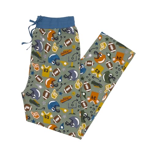 Image of Little Sleepies Mens Pajama Pants, Soft Viscose from Bamboo PJ Bottoms for Family Matching Set, Mens Sleepwear PJs w /Pockets