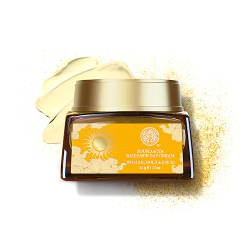 Forest Essentials Travel Size Soundarya Radiance Cream With 24K Gold SPF25 - Image 3