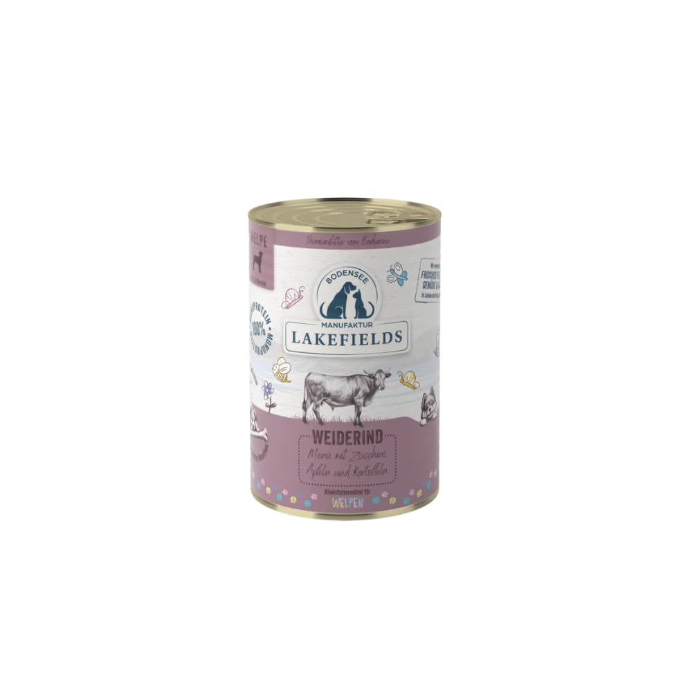 lakef ields haute qualité premium Chiot Vache Nourriture pour chien Croquettes Nourriture humide