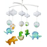 Cute Baby Mobile Cuna Soft Music Sleep Cuna Pequeño dinosau