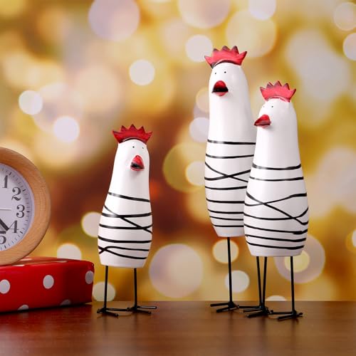 Amosfun-3pcs-Wooden-Chicken-Figures-Easter-Day-Party-Tabletop-and-Windowsill-Decoration-Rooster-Figurines-7-866-Inches Amosfun 3pcs Wooden Chicken Figures Easter Day Party Tabletop and Windowsill Decoration Rooster Figurines 7 866 Inches