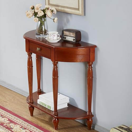 Mesa de entrada moderna de 80 cm con cajones para vestíbulo elegante 2