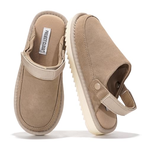 Image of Project Cloud Kids Genuine Leather Clogs with Back Strap (Little Goldstar)