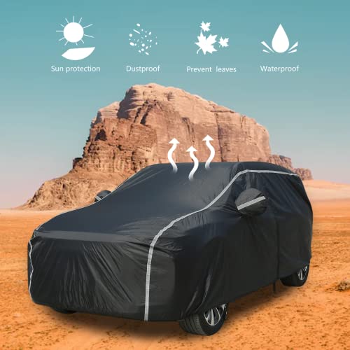 Waterproof SUV Car Cover - All Weather Protection For Toyota Sequoia & Similar SUVs