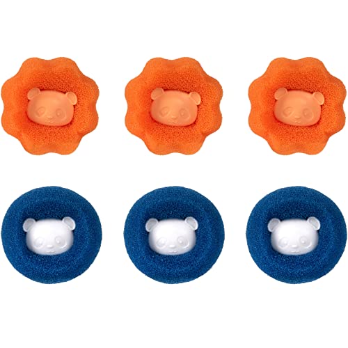 6 Palline Acchiappa Peli Per Lavatrice - Riutilizzabili Per Animali Domestici - Foto 3