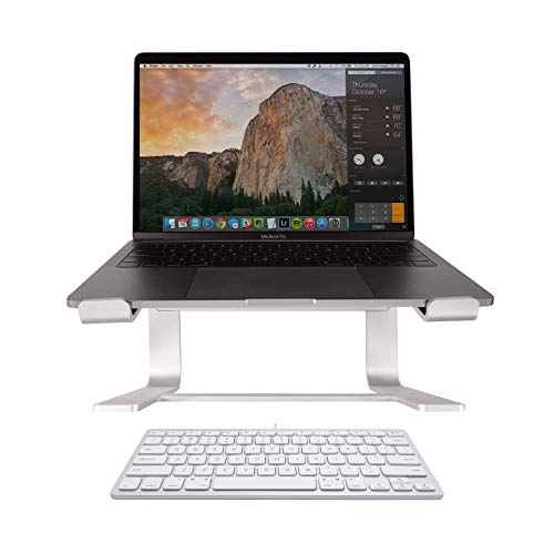 Macally Mini Keyboard and an Ergonomic Laptop Stand, Excellent MacBook Accessories