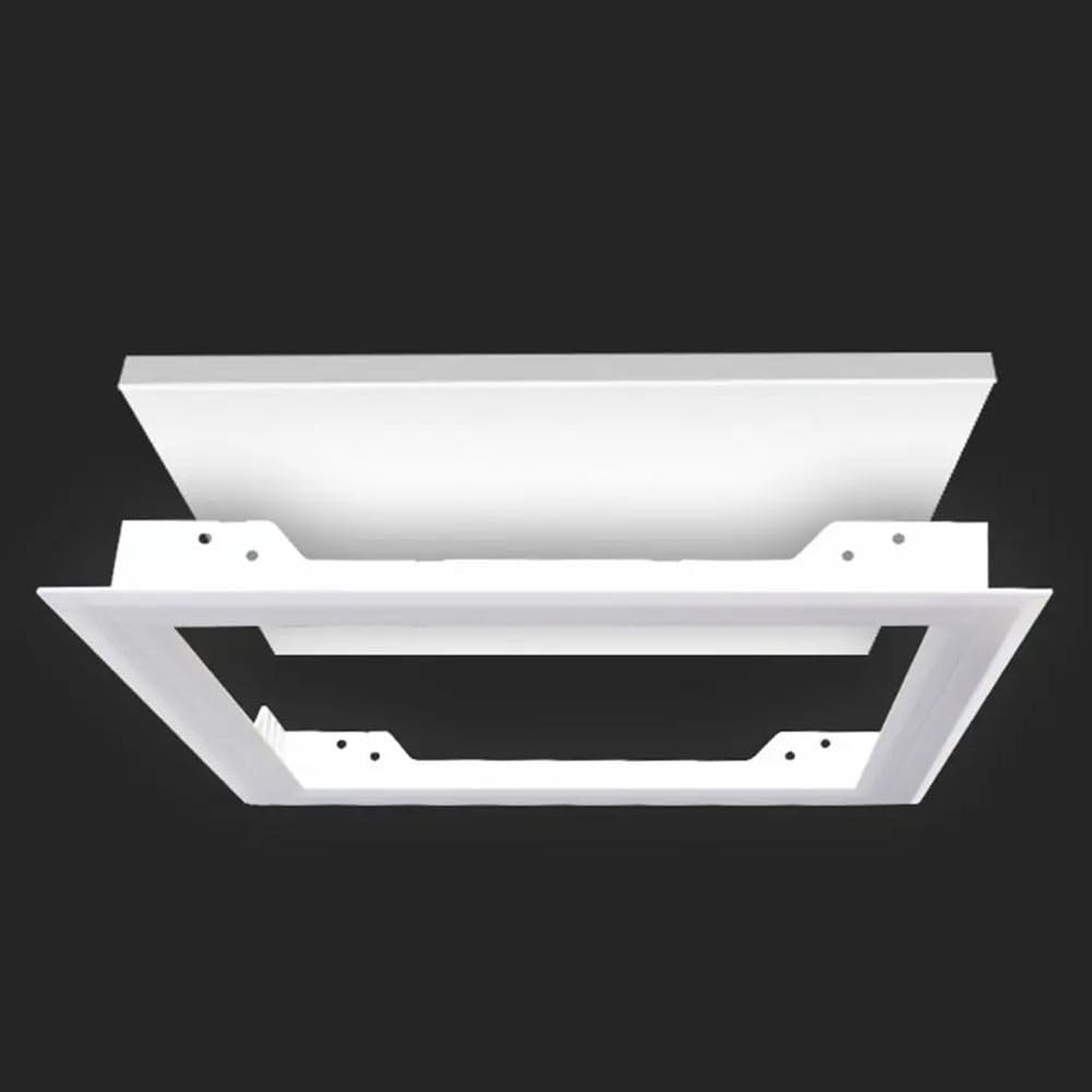 Panel de Inspección, Blanco Puerta Desmontable Bisagra Para Techos de Pared Para Acceso Cubierta Tubería Techo Aire Acondicionado R (400x400mm)