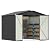 Patiowell 8x8 FT Outdoor Storage Shed, Heavy Duty Tool Metal Sheds with Lockable Doors and Updated Frame Structure for Backyard Patio Lawn, Black