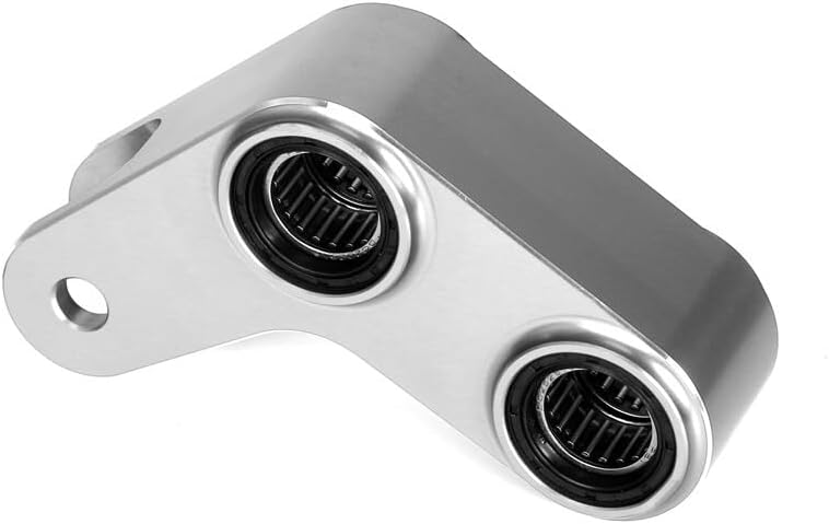 -30MM Suspension Lowering Link Accessories Compatible with WR250F WR450F YZ250F YZ250FX YZ450F/FX Dirt Bike Lowerings Kit Aluminum Motorcycle Rear Drop Links(Silver)