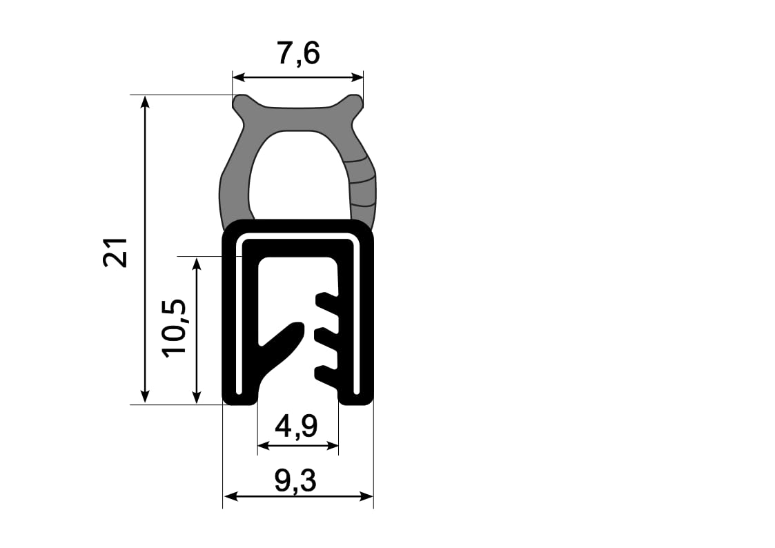 WESTERN PACIFIC TRADING Flax Packing w/Teflon -1/4''