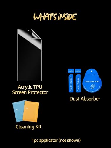 Image of Lensarmor Compatible with Samsung Galaxy S24 Ultra Matte Flexible Screen Protector (1 Pack) - Anti-Glare TPU Film, Fingerprint Unlock Supported, Easy Installation Kit, Case-Friendly Fit