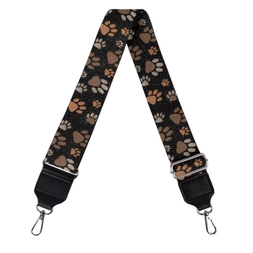 Image of Adjustable Purse Strap for Women, Crossbody Wide Handbag Strap Replacement, Sturdy Bag Strap with Silver Hardware