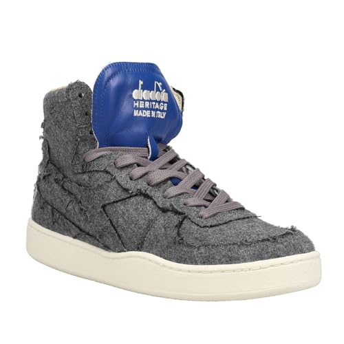 Diadora Mens Mi Basket Italia Valdilana High Sneakers Shoes Casual - Grey2