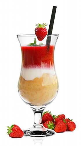 Sendez 6 Stück Cocktailgläser 480ml Hurricane Trinkgläser Cocktailglas Longdrinkgläser