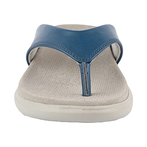 Image of Medifeet Women's Leather Thong Slippers
