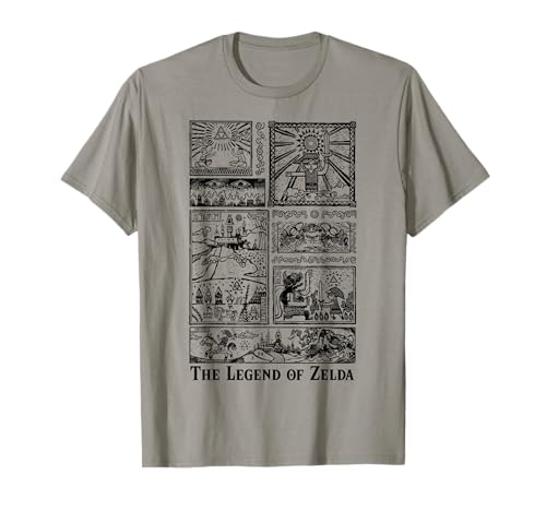 Nintendo Zelda The Legend Lives In Tonal Glyphs T-Shirt