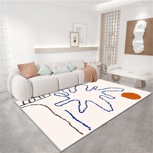 Tapis d'éveil pour bébé fille 160x230cm grand format moderne rose - 2