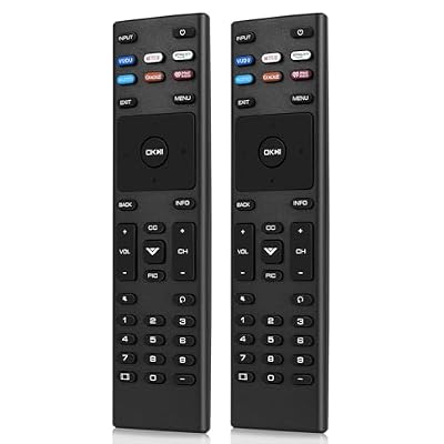 2 Pack TV Universal Remote for Vizio Remote Control Replacement for Vizio Smart TV Remote XRT136 XRT140 XRT260 XRT270 Smartcast D, E, M, P, V, PX Series