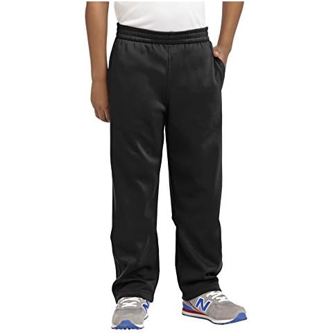 Sport-Tek Boys' Sport Wick Fleece Pants Cover