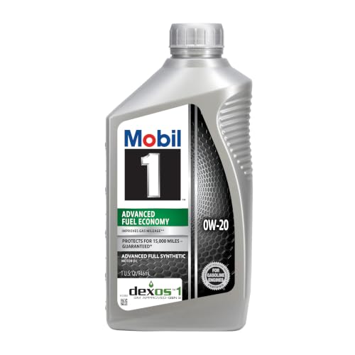 Mobil 1 Advanced Fuel Economy Full Synthetic Motor Oil 0W-20...