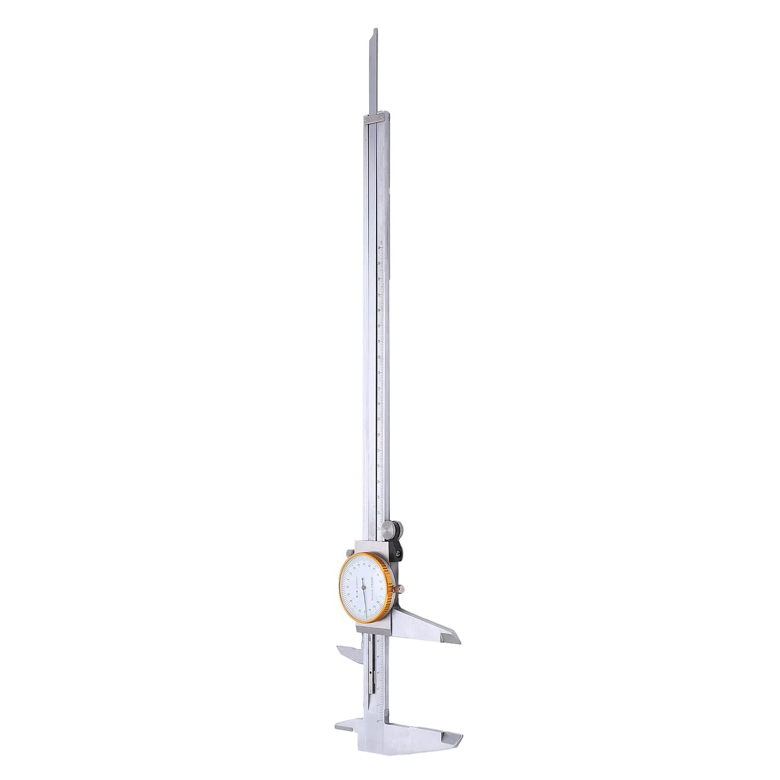 Calibro a corsoio da 0 a 300 mm Quadrante trasparente Righello di misurazione portatile in acciaio 002 mm Per la lavorazione dei metalli Lavorazione del legno Misurazione
