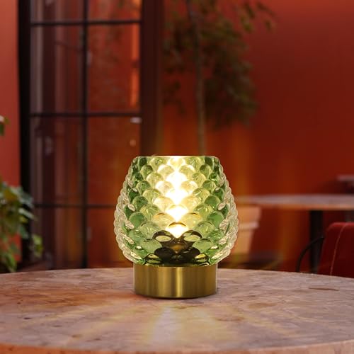 Cycodo Small Table Lamp with Timer,Cordless Battery Operated Lamp with