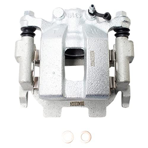 Image of TRQ Performance Rear Brake Pad and Rotor Set Ceramic Vented Coated Rotors