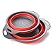Scolapasta in Silicone Pieghevole, Cucina Pieghevole sopra Il Lavandino del Silicone Colander/Setacci, Rispettoso Dell'ambiente Non Tossico Facile da Pulire, Lavabili in Lavastoviglie