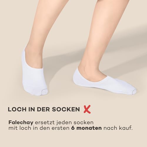 Sneaker Socken Damen Füßlinge 8 Paar No Show Unsichtbare Socken Unisex Schwarz Weiß Grau Hautfarbe 35-38 39-42 43-46 – Bild 5