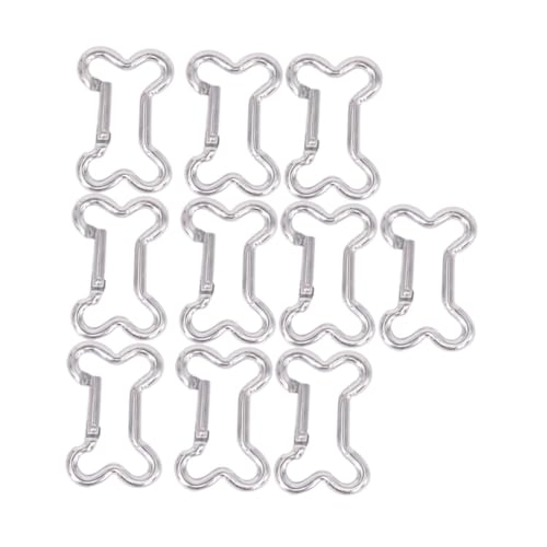 HYTROVE 20個 ペンダント 形状 屋外 フック 吊り下げ用 小型 カラビナ 登山用 カラビナ クリップ ペンダント クラスプ カ ランダムカラー