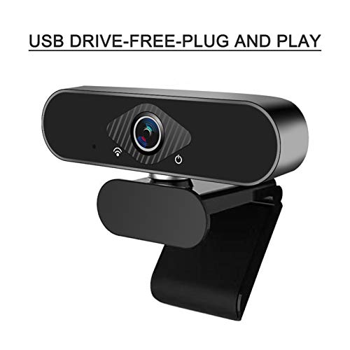 Honorall Webcam Full HD 1080P, com microfone embutido