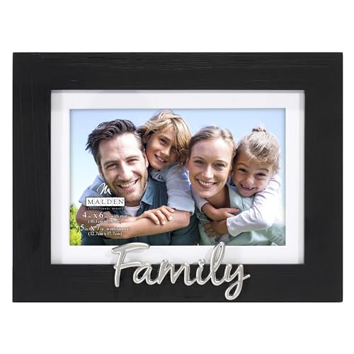 Malden International Designs 3315-46 Expressions Picture Frame  Black