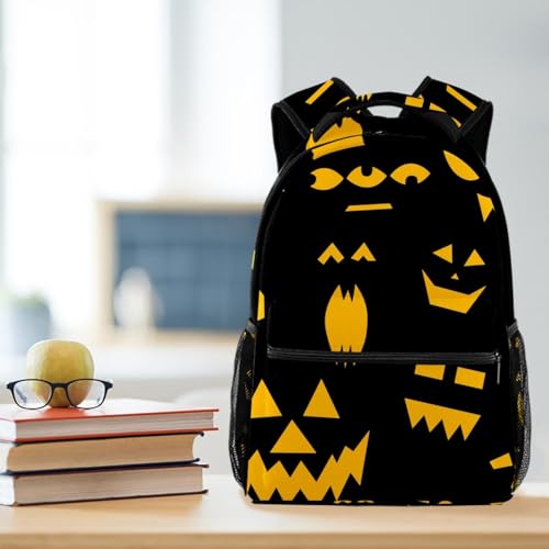 Sac à dos d'école voyage décontracté Halloween multicolore pour ado - 5