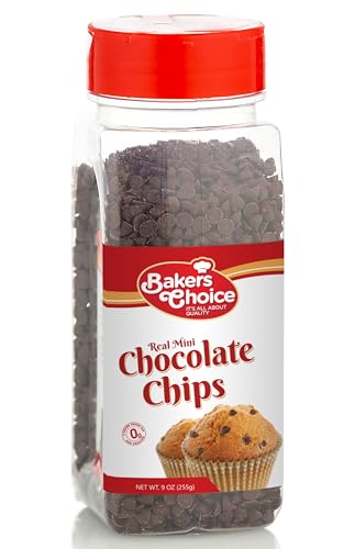Semi-Sweet Mini Chocolate Chips - Dairy Free, Kosher - 9 oz. - Baker's Choice